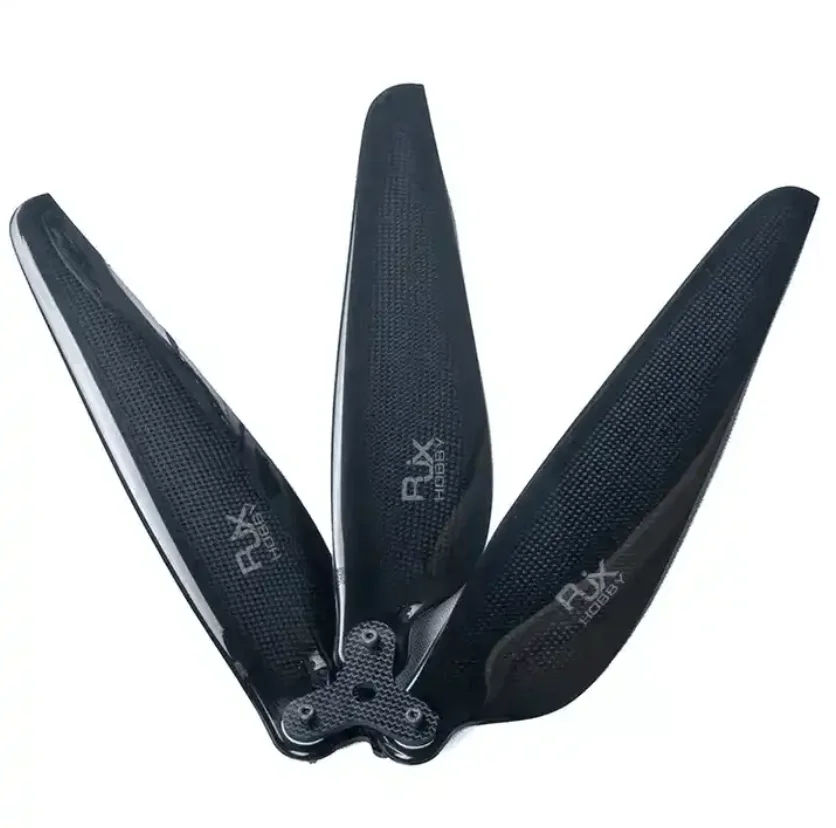 

2023 New Design RJX Carbon Fiber 3 BLADE Propeller 28x9.2inch 3K Carbon Fiber Folding Propeller Set CW/CCW RC Big Industrial Dro