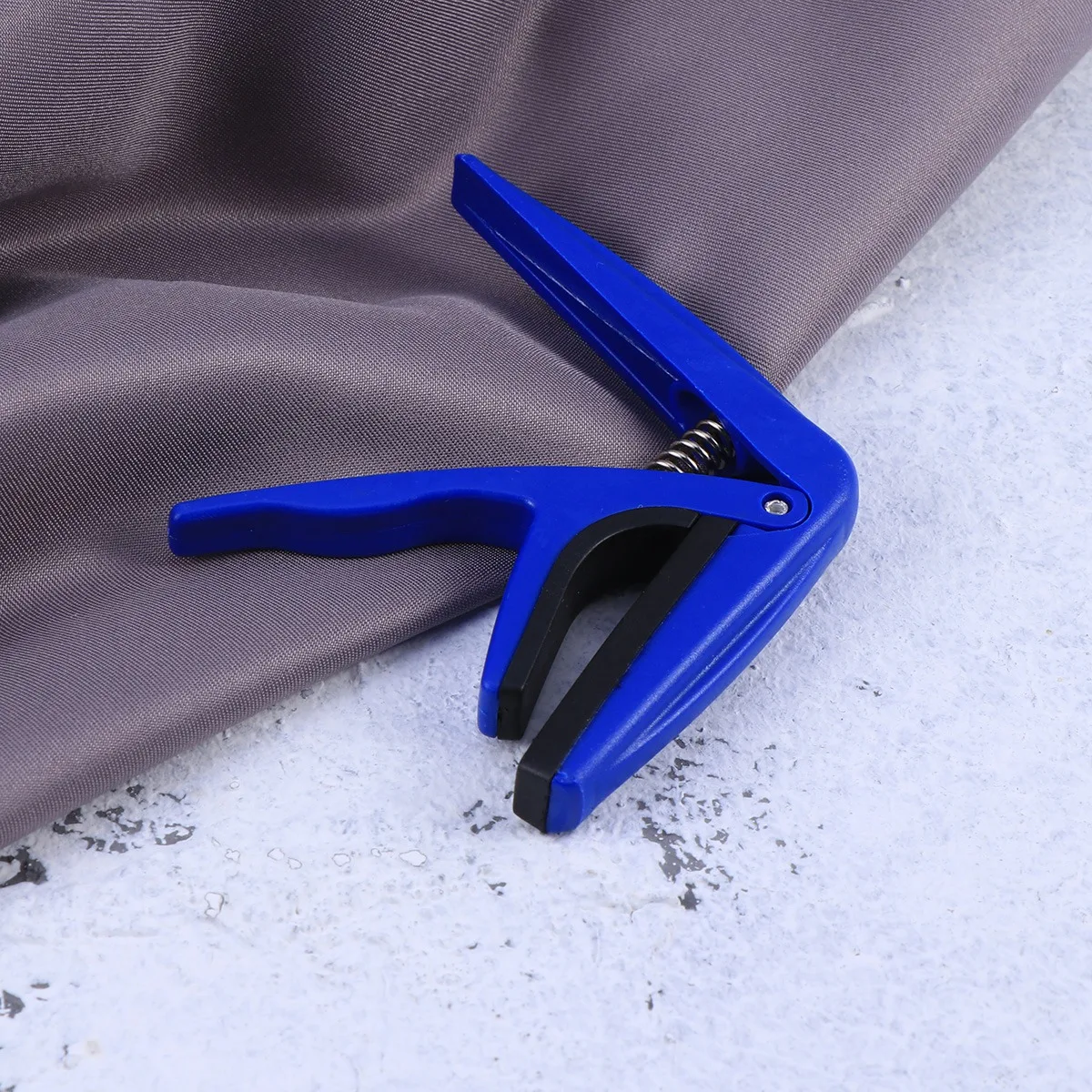 

Capo For Guitar Ukulele Electric Classical Zinc Alloy Red Spring Loaded Clamp Easy Release Silicone Padded