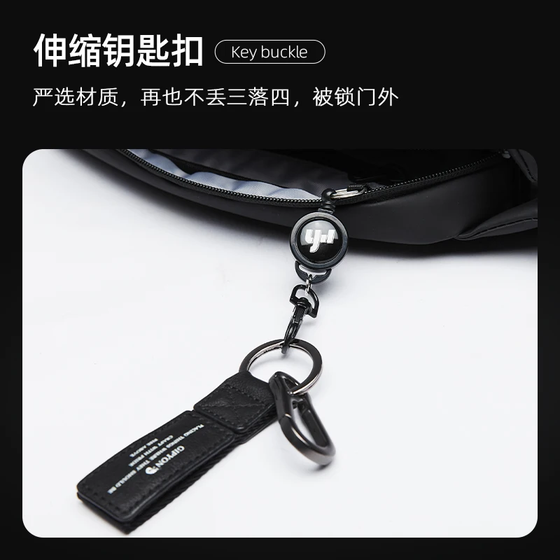 MOYYI Premium Crossbody Bag with Magnetic Buckle, Fashion Waterproof  Sling Bag Black Shoulder Bag for Men Travel Sport