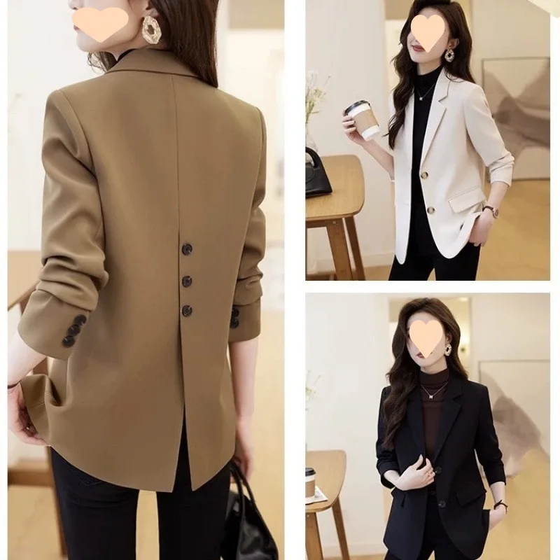 Giacca da donna primavera e autunno nuovo temperamento casual coreano e abito versatile alla moda