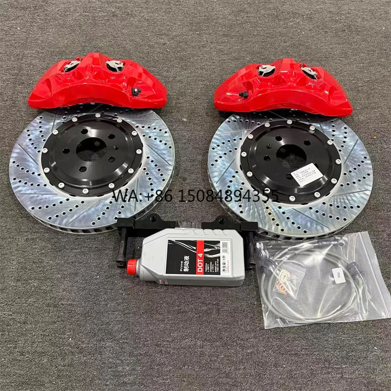 

High Performance 8N 6 Pot Big Brake Caliper Kit, 375mm 380mm Brake Discs, Auto Brake Refit, Car Performance Mod Parts