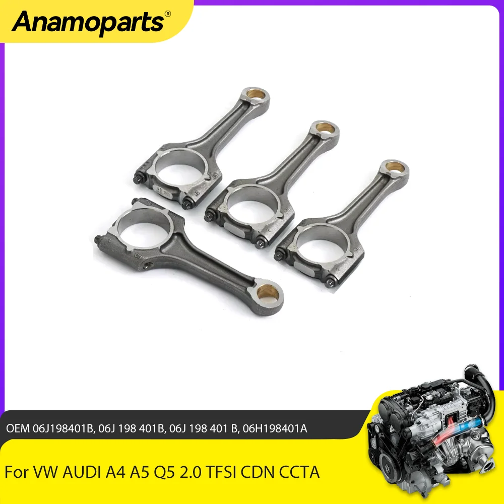 

Детали двигателя Шатун 21 мм подходит для 2,0 л для VW Jetta Tiguan Passat CC Audi A3 A4 A5 2.0L TFSI CAEB CDNB CDNC CCTA CBFA CAWB
