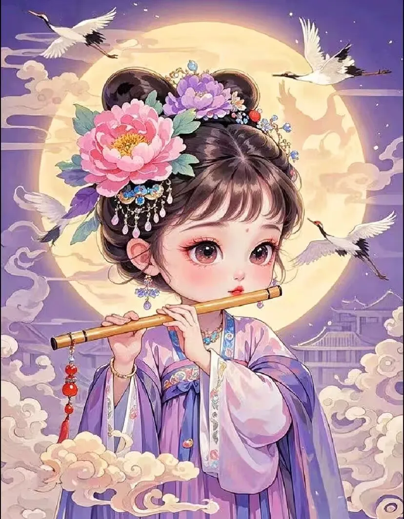 

9ct 60x75 см в китайском стиле для девочек, наборы для вышивки «сделай сам», набор для вышивки крестом, рукоделие, домашний декор, поделки с иглами