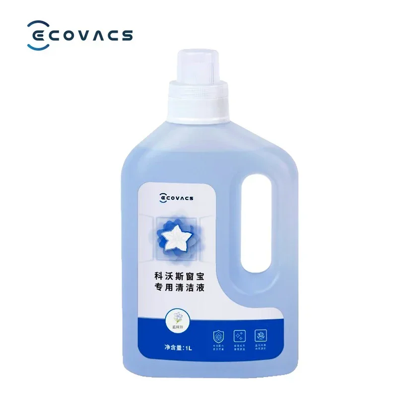 Original Ecovacs Cleaning Solution WINBOT Window Cleaning Liquid 1L W1PRO/W2 PRO/W960W920/W880 Window Glass Cleaning Fluid