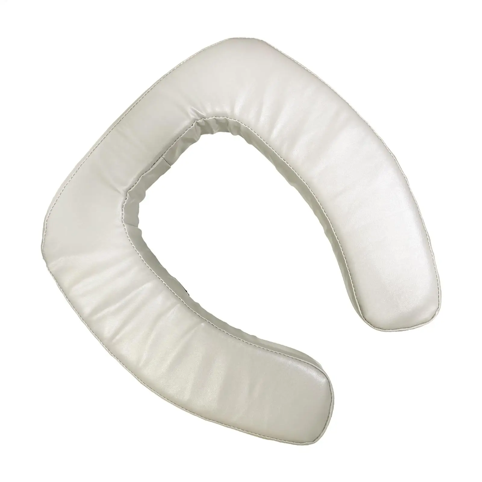 Leather Toilet Seat U-Shaped Thickened Cushion Safety Universal Soft And Comfortable Waterproof Toilet Seat Cover WithVelcro