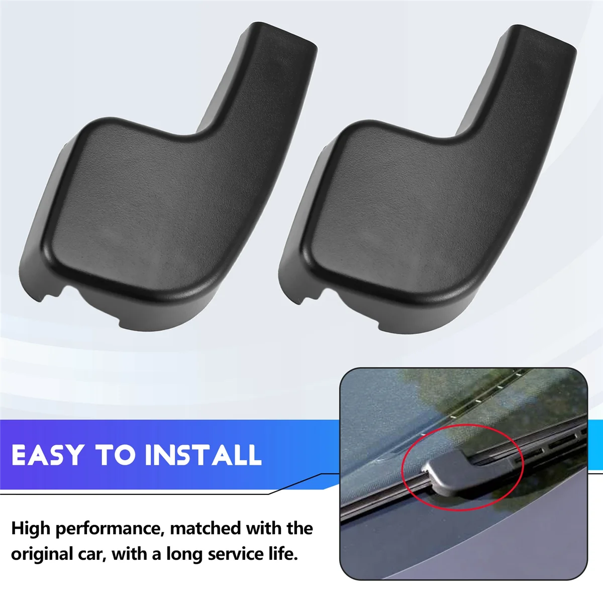 

N31R_2X Новые накладки на рычаг переднего стеклоочистителя для Bmw 3 E90 E91 E92 61617138990