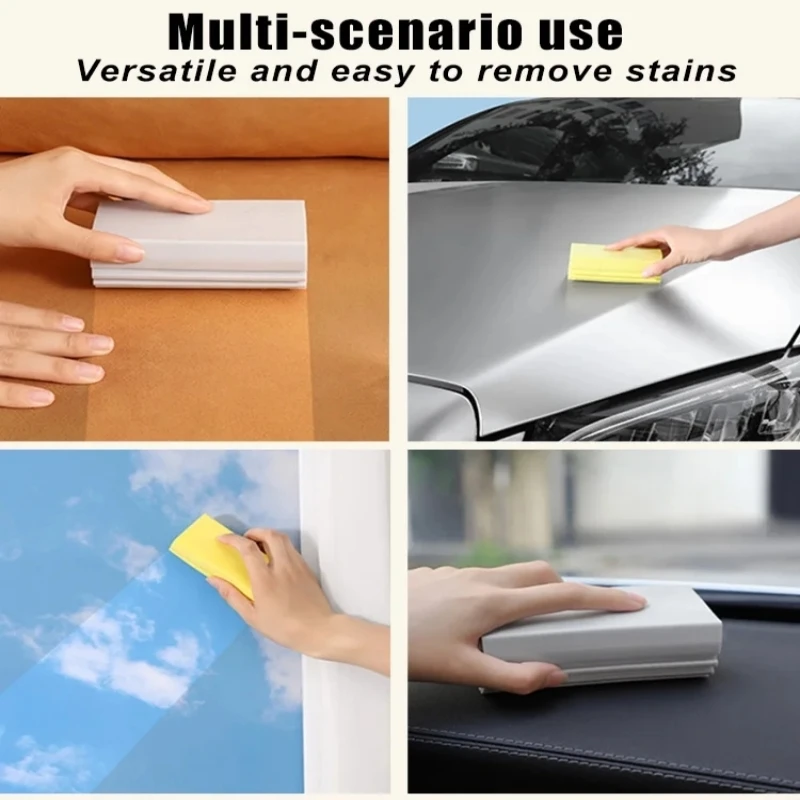 Wet Duster PVA Sponge Reusable Car Detail Wash Brush Duster for Venetian Blinds Glass Windows Car Cleaning Tool Car Accessories