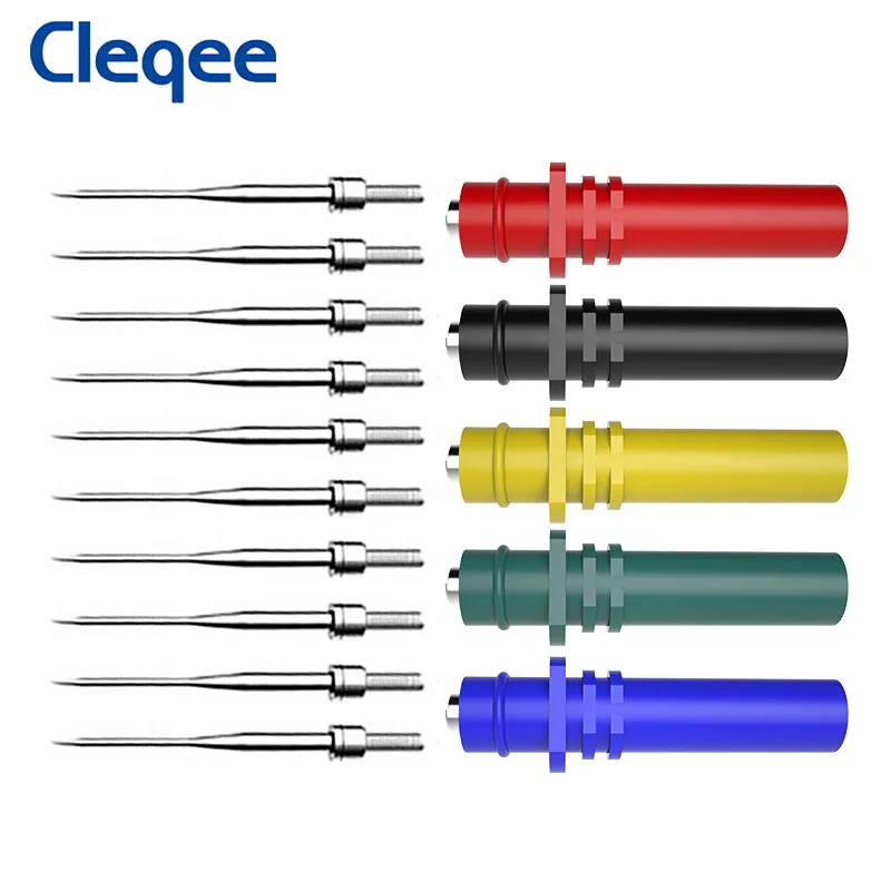 Cleqee p8002 ht307 agulha de teste traseiro sonda pino parafuso teste diagnóstico automático osciloscópio portátil conjunto ferramenta reparo