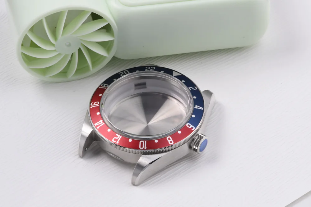 GMT-Uhrengehäuse, 200 m, 31,5 mm Zifferblatt, 316L-Edelstahl, Saphirglas, Taucheruhrengehäuse für NH34-Automatikwerk, Zubehör – Detail 3