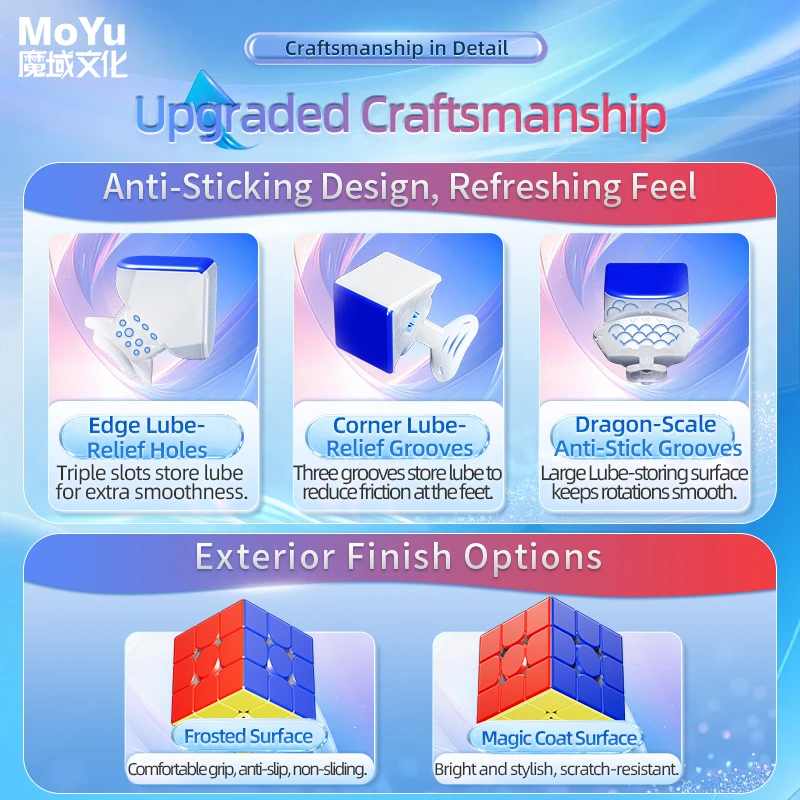 [CubeFun] MoYu Super AoLong 3x3 AI Maglve UV Magnetischer Magic Speed Cube 20 Ball Core Cubo Magico Puzzle Spielzeug Kinder Geschenke