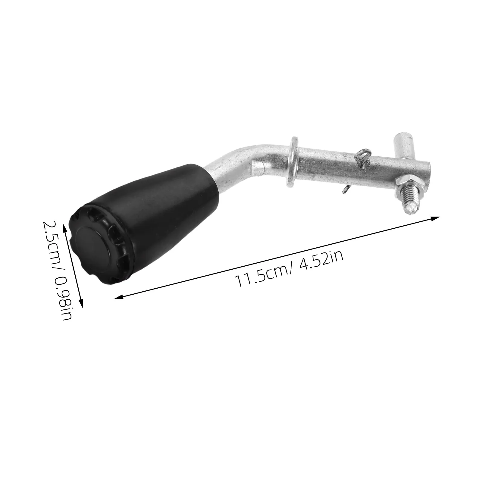 Refractory Furnace Door Handle Bakelite Stove Pull for DIY -proof Fireplaces High Temperatures