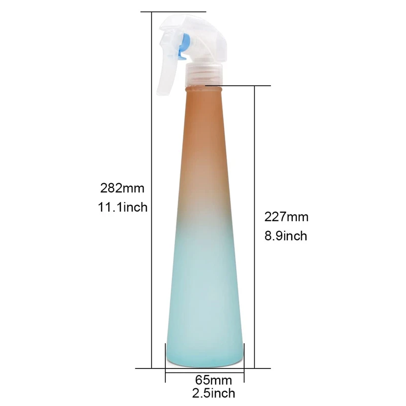 Gradient Plastic Alcohol Disinfection Director Sprayer Fine Empty Refillable High Pressure Spray Bottle Planting Watering Can