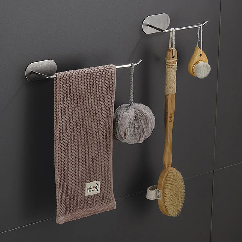 Adhesive Toilet Paper Holder Kitchen Roll Towel Rack Napkin Dispenser Hat Stand Tissue Hanger Bathroom Accessories