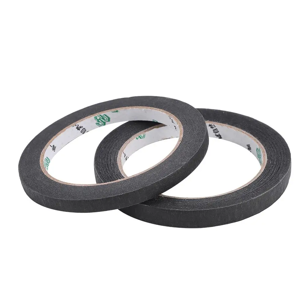 2pcs Wide Guitar Pickup Insulating Tape Black Flame Retardant Adhesive Accessories