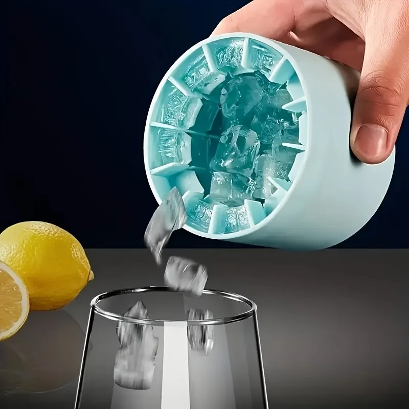 1/3pcs Make Perfectly-Shaped Ice Cubes With This Easy-Release Silicone Ice Cube Mold Holds Up To 60 Cubes! Kitchen Accessories