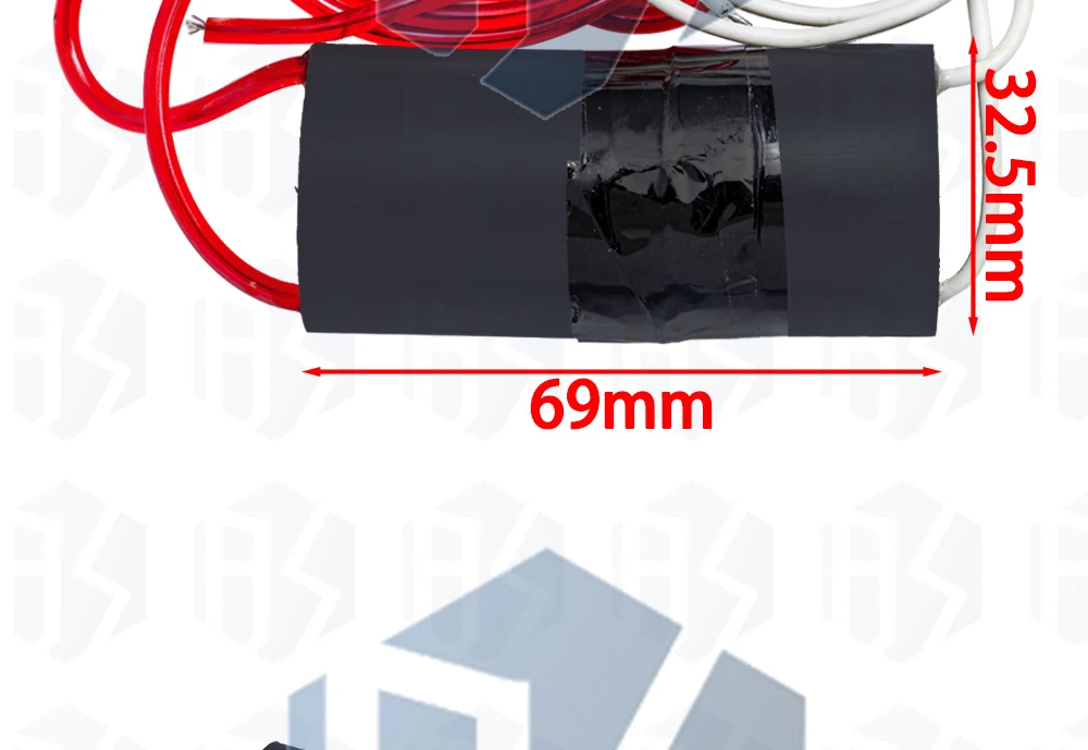 Neue 500KV 500000V Boost Schritt Up Hohe-Spannung Generator Zündspule Pulse Power Modul Zünder DC 6V-12V Hohe Spannung Generator – Detail 22
