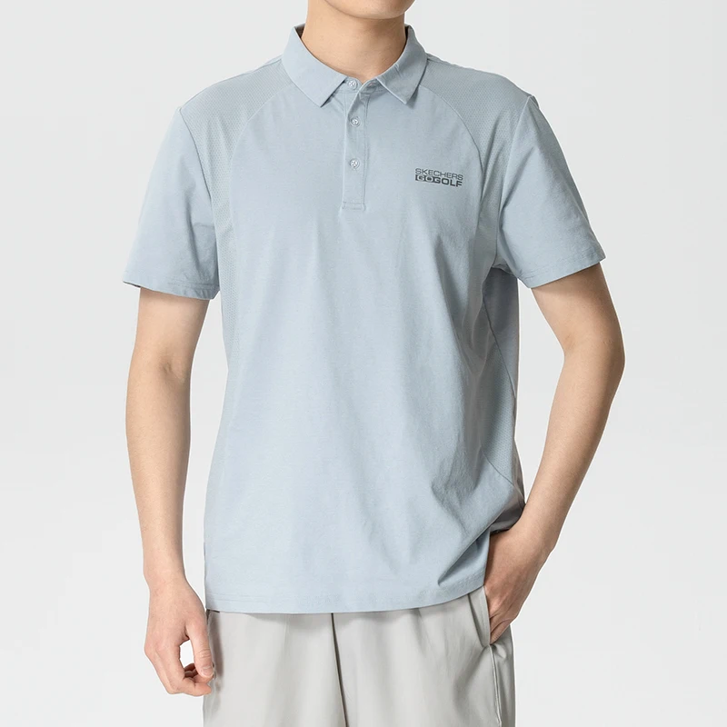skechers-t-shirt-men's-business-casual-polo-shirt-fitness-training-comfortable-breathable-short-sleeved-p226m202-05xm