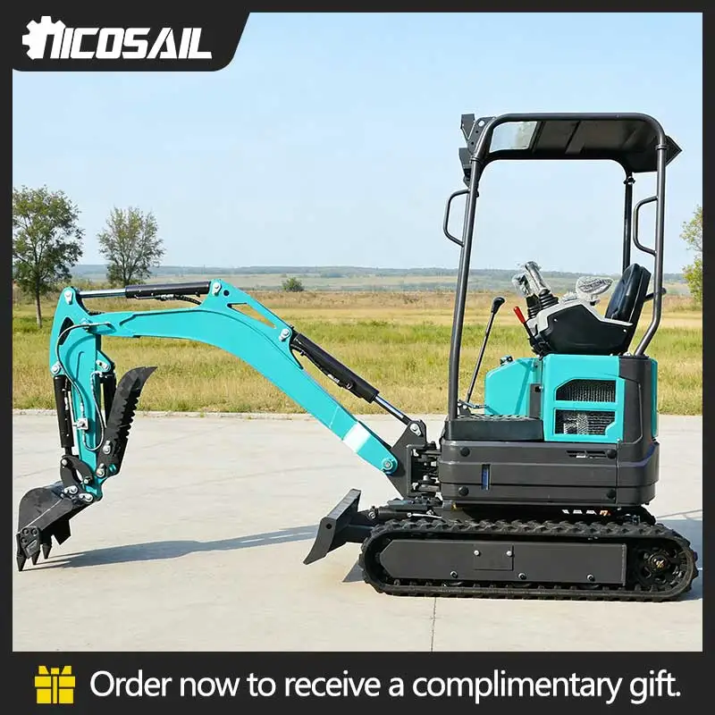 

2 Ton Excavator CE Certified Mini Digger With Hydraulic System For Construction Backyard And Farm Use