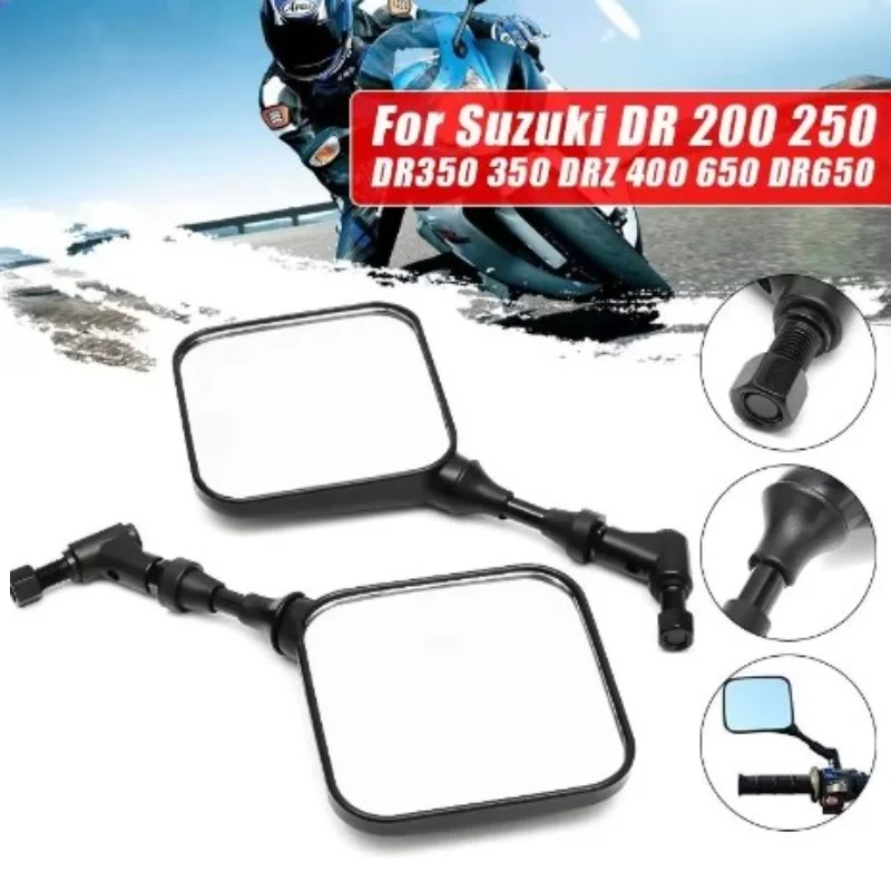 

Motorcycle Rear View Mirror Side Mirrors for Suzuki DR 200 250 DR350 350 DRZ 400 650 DR650