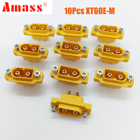 5/10Pcs Original AMASS XT60 XT60E-M Male Plug Socket Bullet Connectors Power Plug for RC Lipo Battery Quadcopter Multicopter