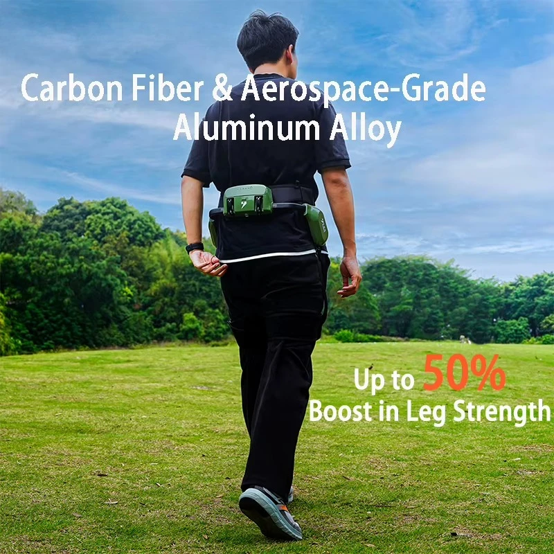 AI Carbon Fiber Exoskeleton Lightweight Hiking Assist Electric Climb Robot Mountain Assistance Device Rescue Exoskeleton