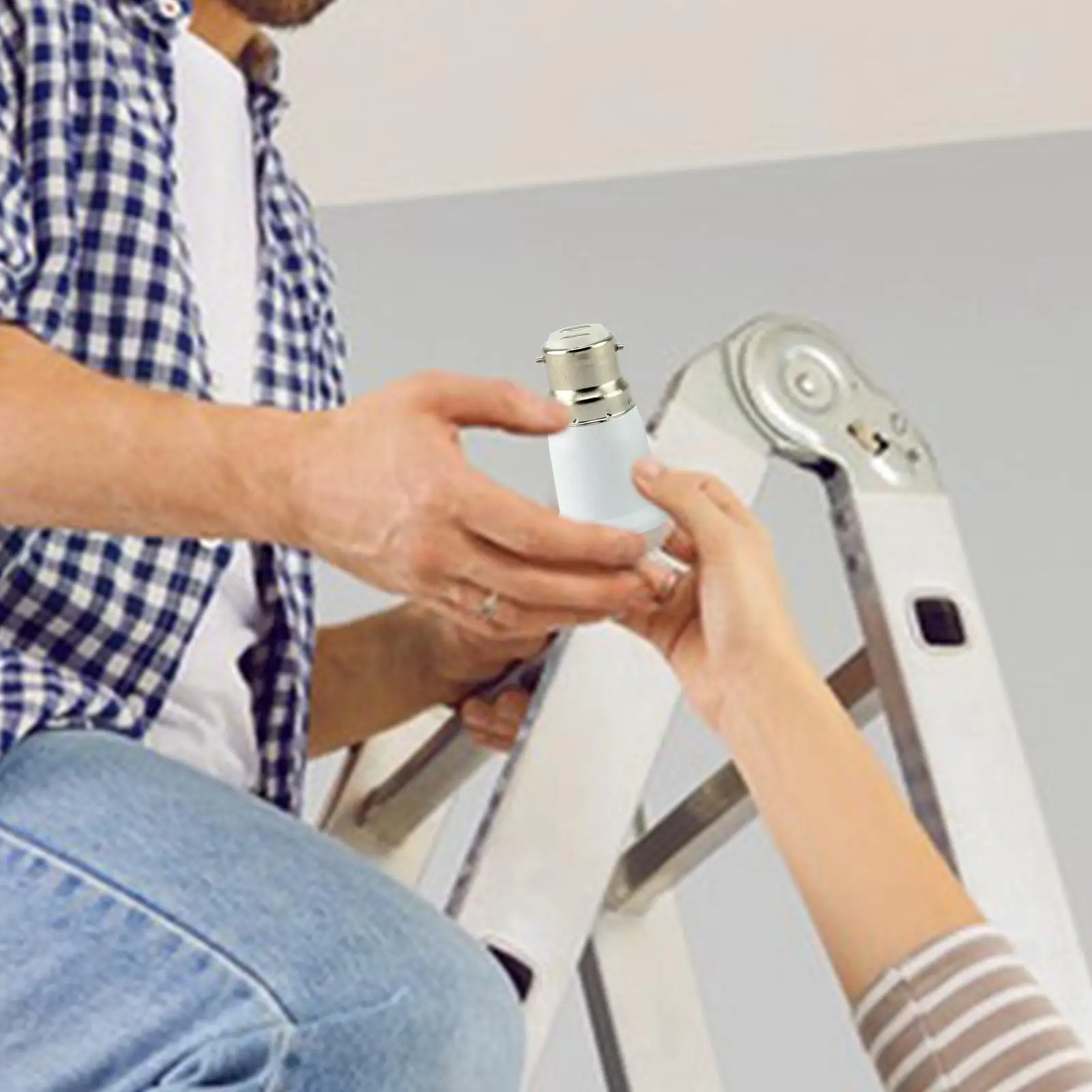 Led محول المصباح B22 إلى E27 لمبة مآخذ محول مصابيح قاعدة تحويل حامل محول مصابيح كهربائية المقبس الملحقات