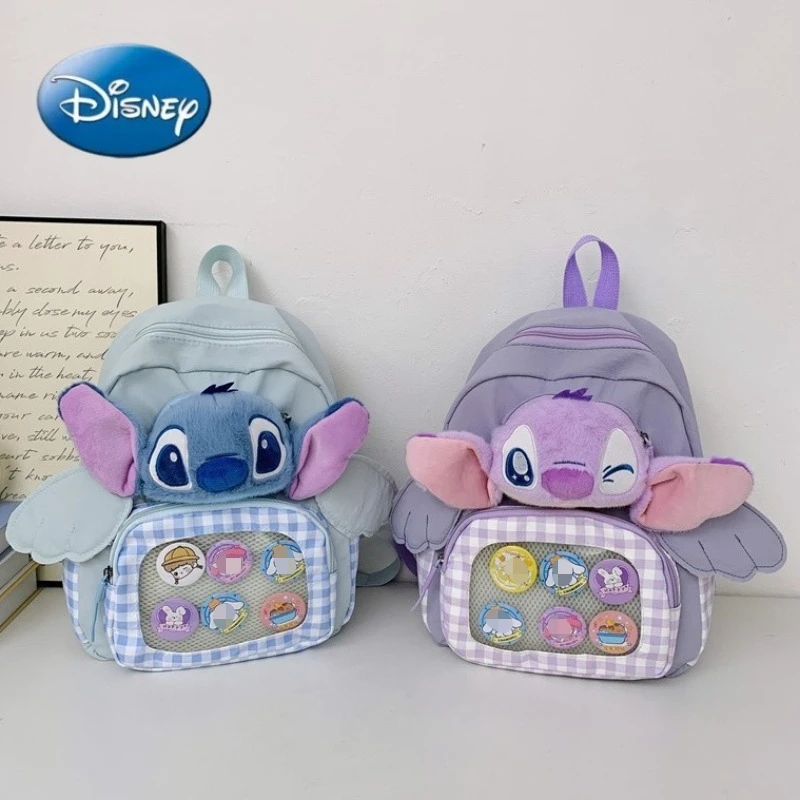لطيف جديد ديزني ليلو وستيتش على ظهره Kawaii الكرتون أنيمي غرزة دمية حقيبة Itabag حقيبة كتف عادية هدية عيد الميلاد هدية عيد ميلاد #1