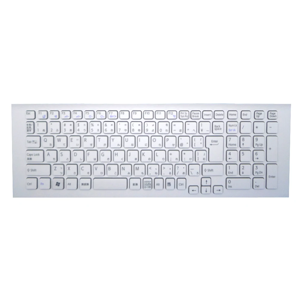 Japanese JP Laptop Keyboard For SONY For VAIO VPCEJ VPC-EJ VPCEJ2AJ VPCEJ3AJ 148972611 AEHK2J00020 V116646H JP White With Frame