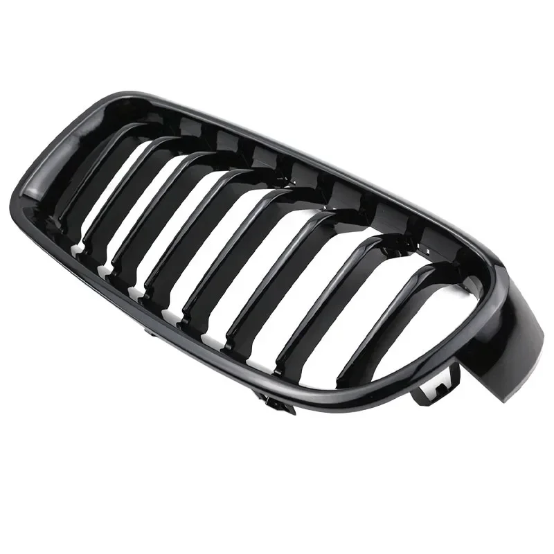 Car Front Bumper Racing Grille Grill For BMW 3 Series F30 F31 F35 320i 325i 328i  2013-2019 Gloss Black Grilles Kidney Grills