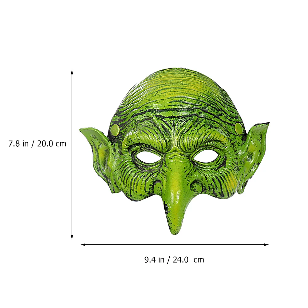 Witch Mask Halloween Face Masks Christmas Aldult Trick or Treat Supply Pu Foam Spoof Child Ball Favor Party