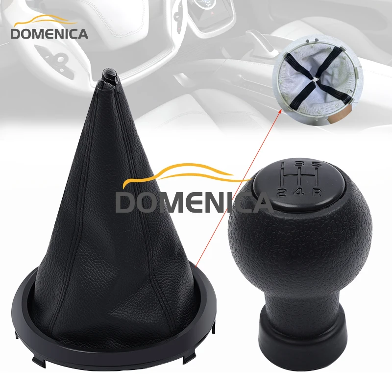 Car Manual Gear Shift Knob for Suzuki Swift 2005-10 Second Generation SX4 2007-2013 ALTO 2010-2015 with Leather Dust Cover boot