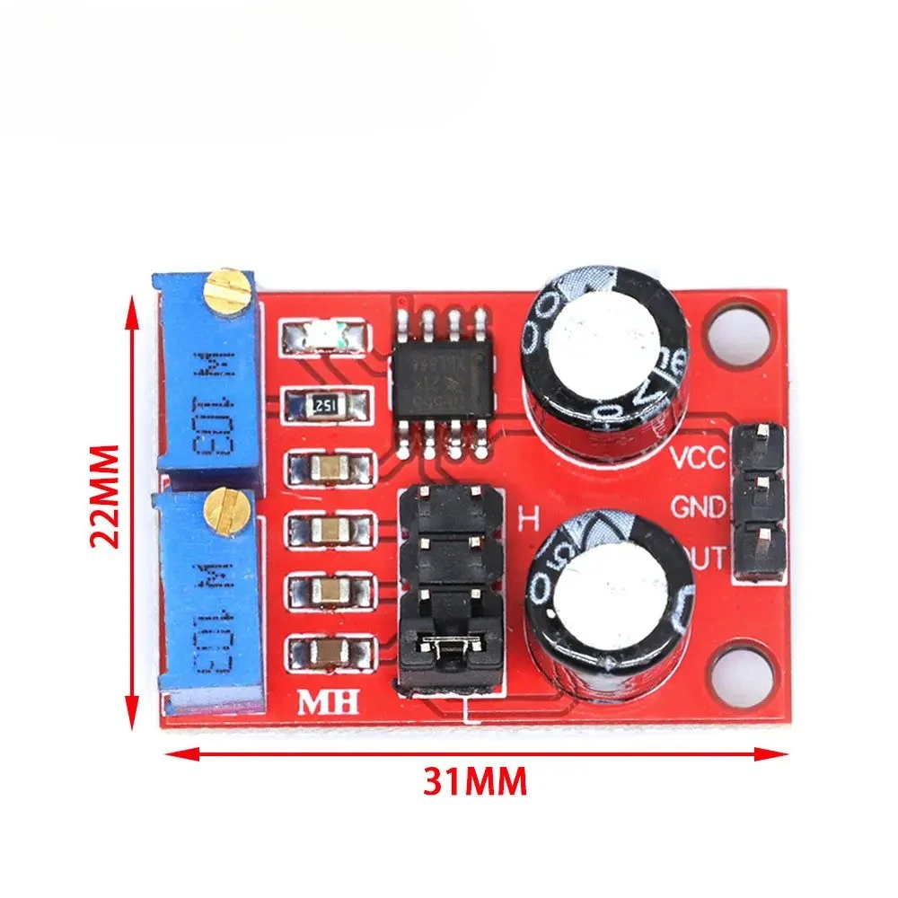 Square/Rectangular 5V-12V NE555 Pulse Frequency Duty Cycle Adjustable Module Wave Signal Generator Stepper Motor Driver