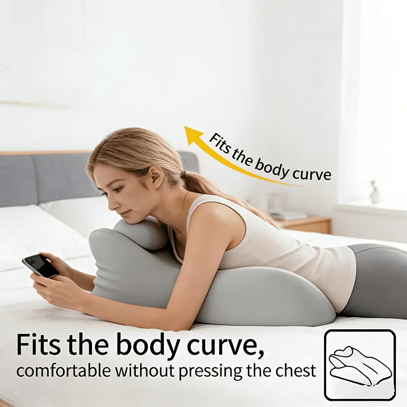

Multifunctional Comfort Cushion Prone Position Body Pillow Couples' Bed Stomach Sleeping Pillow Bedside Cushion Washable Cover