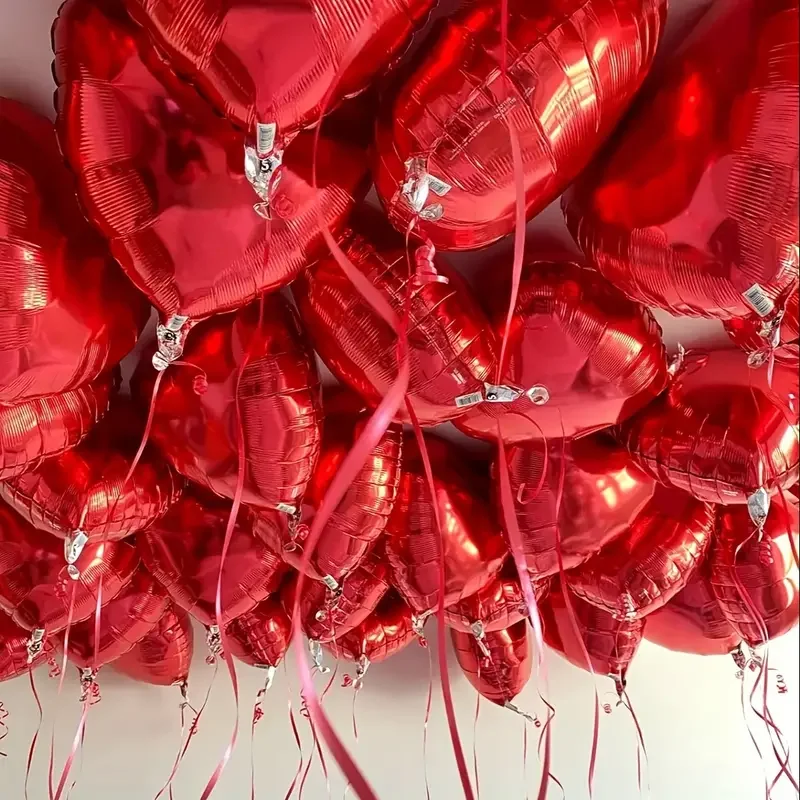 10-200 قطعة بالونات احباط القلب الأحمر نفخ بالون الهيليوم لتقوم بها بنفسك حفلة عيد ميلاد الحلي لهدايا حفلات الزفاف في عيد الحب #5