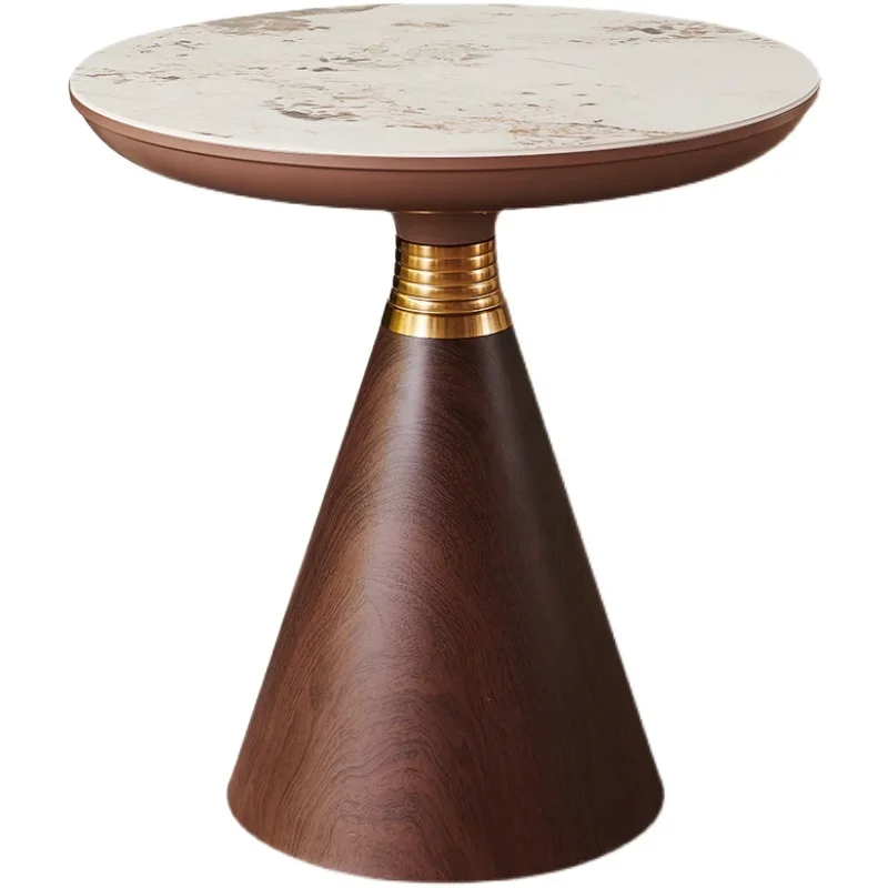 ss-Nordic Rock Slab Negotiation Table Modern Living Room Home Light Luxury Leisure Reception Tables Coffee Table Round Tables