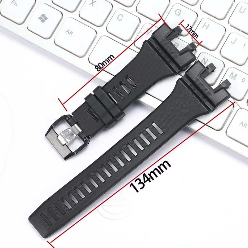 Resin Watch Band For Casio  GBA-900 Series Men's Sports Waterproof Rubber Replacement Bracelet Watch Accessories