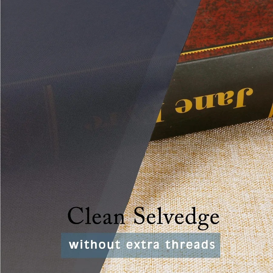 ستائر شفافة سوداء لغرفة المعيشة وغرفة النوم: طقم لوحتين بطول 84 بوصة مع تصميم جيب قضيب قماش فوال خفيف الوزن f #6