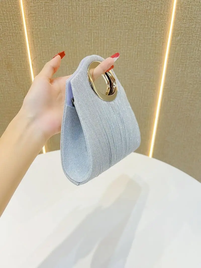 New Fashion Large Capacity Waterproof Banquet Bag Romantic Wedding Evening Dress Bag Dress Bag Single Shoulder Banquet Bag