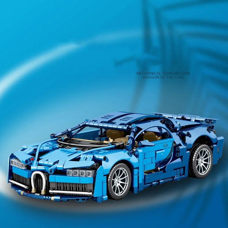 City Technical 1:14 Lamborghinied Building Block Model MOC Bugattied Racing Car Assemble Vehicle Bricks Toys For Kids Adult Gift