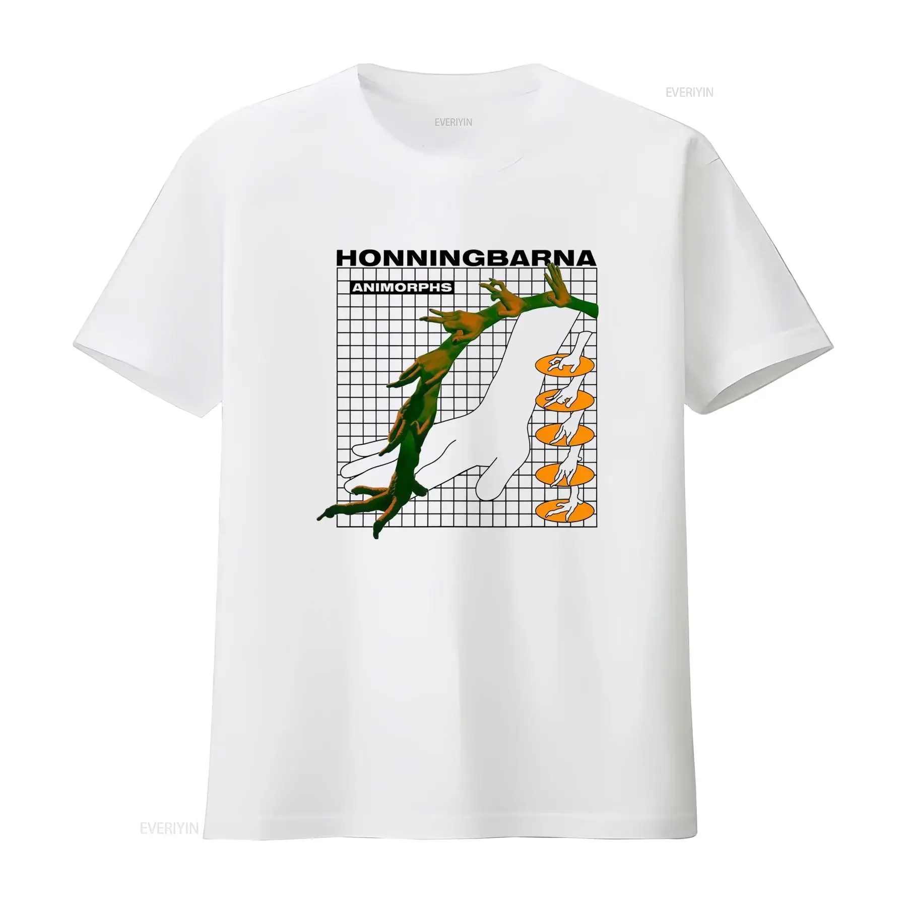 Camiseta de la banda de rock punk post-hardcore Honningbarna Animorphs TE4989, estilo vintage, informal, estilo streetwear, unisex