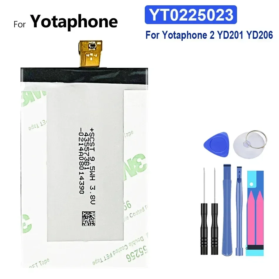 High Capacity Battery CLYT-33001 YT0225023 2500mAh-3280mAh For Yotaphone 2 3 YD201 YD206 Portable batteries