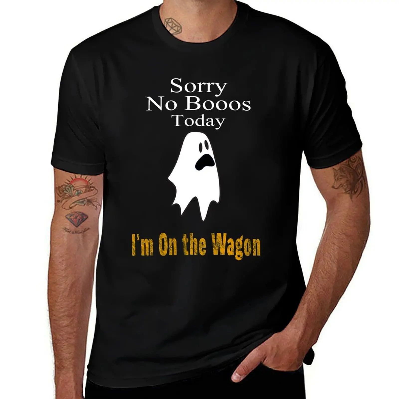 

No Boos today T-Shirt Casual Loose Short Sleeve Tee for Men