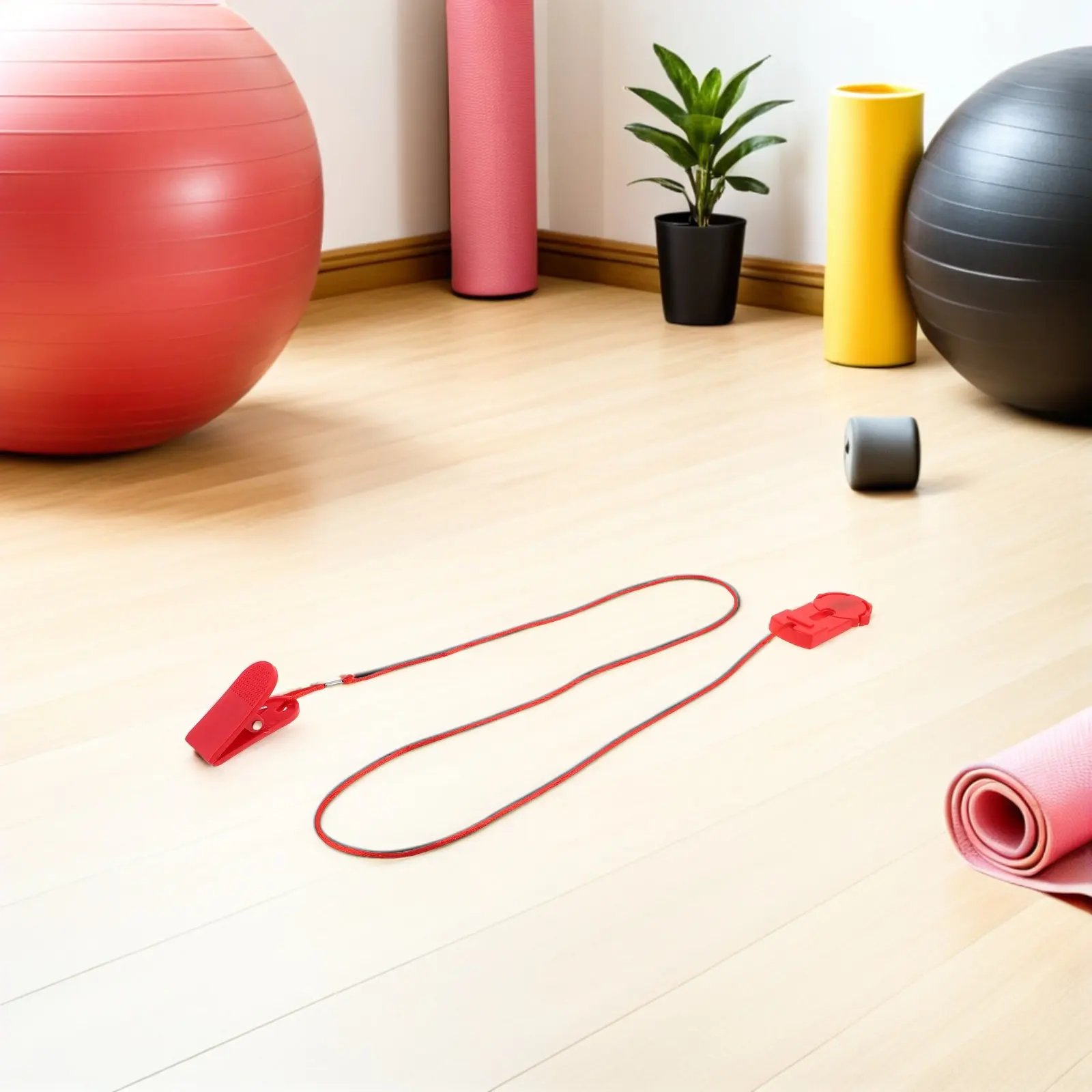 Treadmill Emergency Stop Key Replacement Red Safety Clip with Curved Ergonomic Design Plastic Insert for Instant Shut Off Home