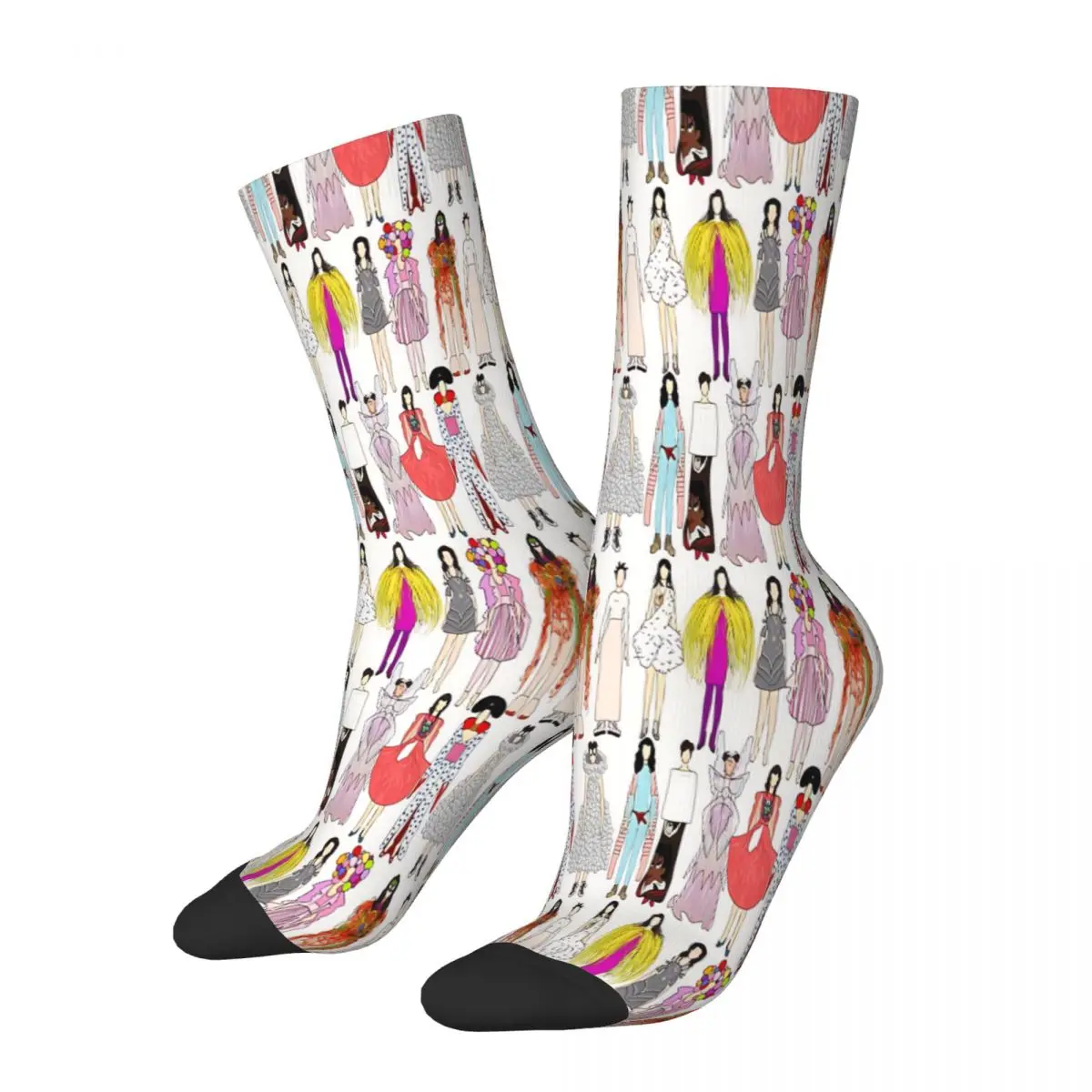 

Outfits Of Bjork Pop Art Socks Male Mens Women Autumn Stockings Harajuku