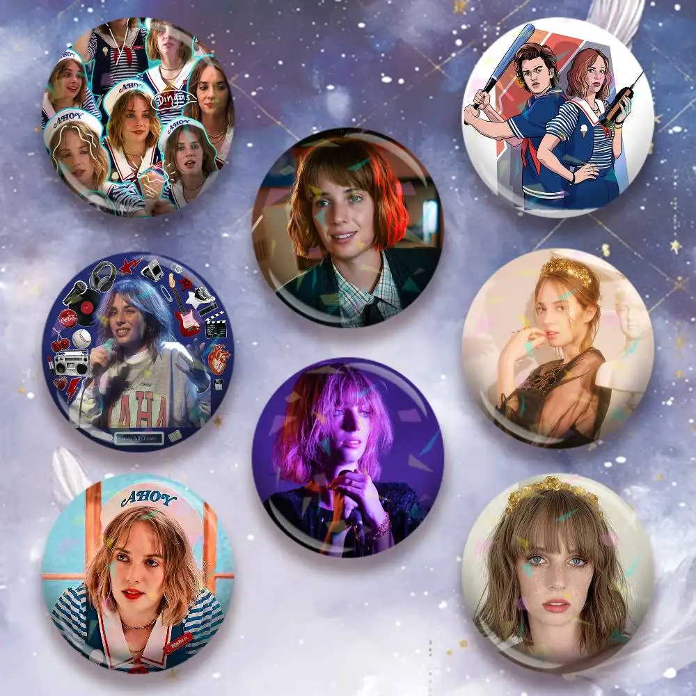For Maya Hawke  Laser Badge Creative Pins Brooch for Decor Gifts Fans Collect Easter decorations