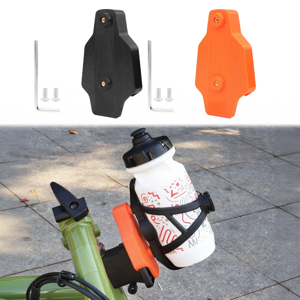 

1pcs Adapter For Brompton For DAHON Folding Bikes Kettle Cage Adapter Nylon Orange Black 110x66mm Bicycle Bottle Holder Parts