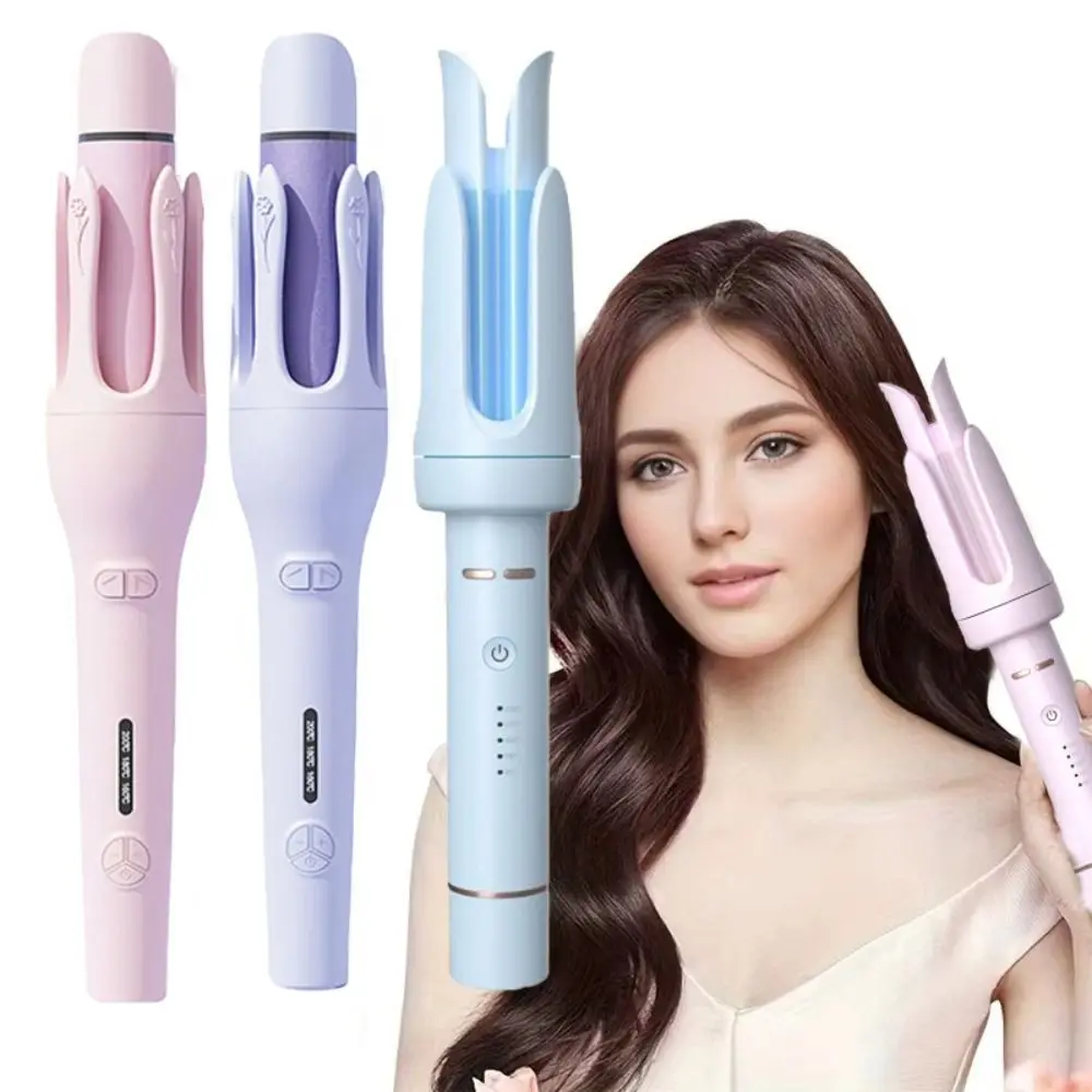 Portable Design 2-in-1 Waver Hair Curling Iron Anti-Tangle Technology Straightening And Curling Automatic Rotating Hair Curler