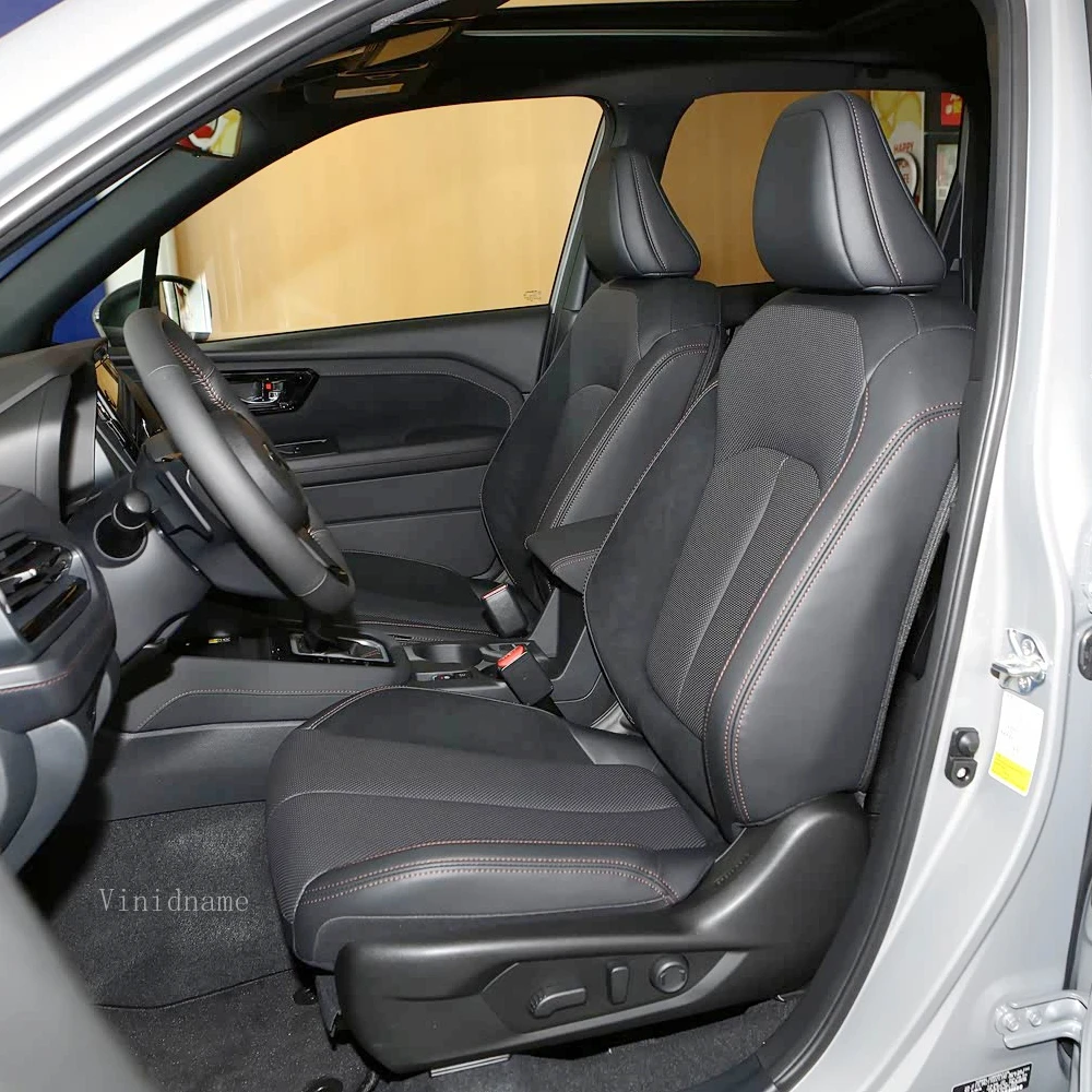 For Subaru Forester VI Sl 2024 2025 2026 2027 PU Leather Custom Car Seat Covers Full Set Interior Protector Accessories