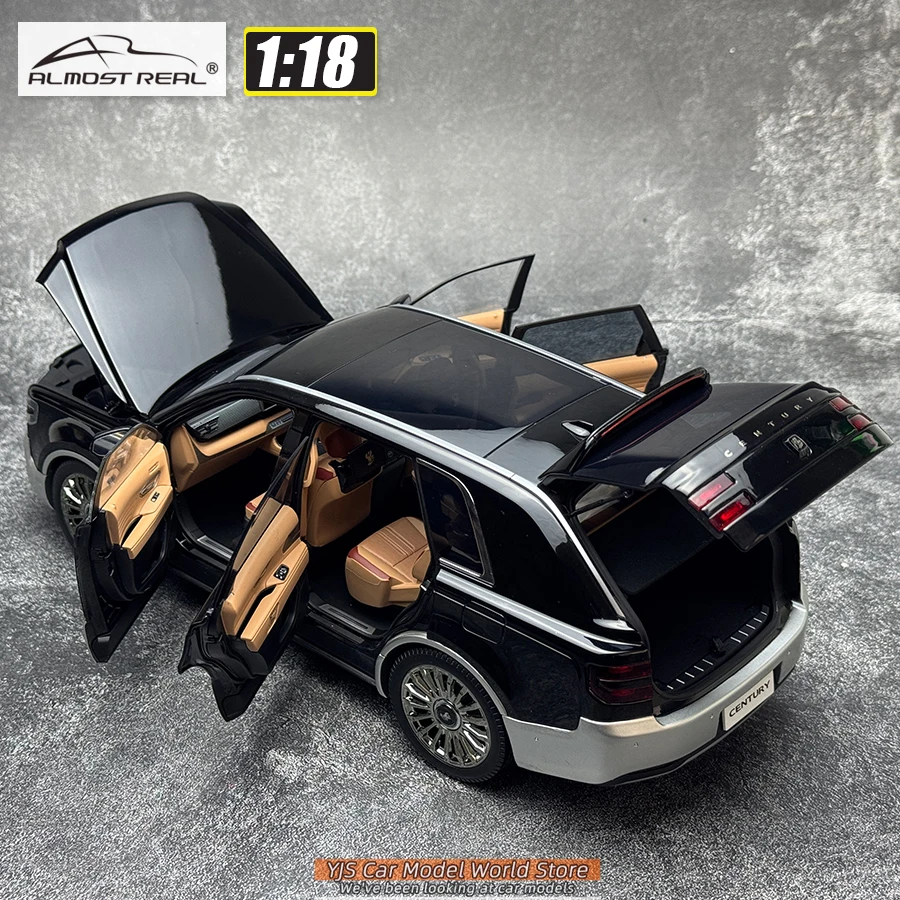 Almost Real 1/18 Toyota Century - 2023 Black x Silver RHD car