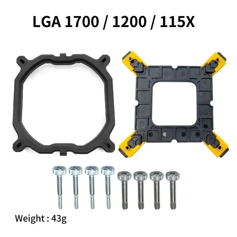 

652F CPU Cooler Fan Bracket Holder Stand for LGA 1150 1151 1155 1156 1366 1700 Computer Motherboard Socket Cooler